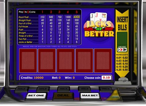 Jacks or better video poker. Things To Know About Jacks or better video poker. 